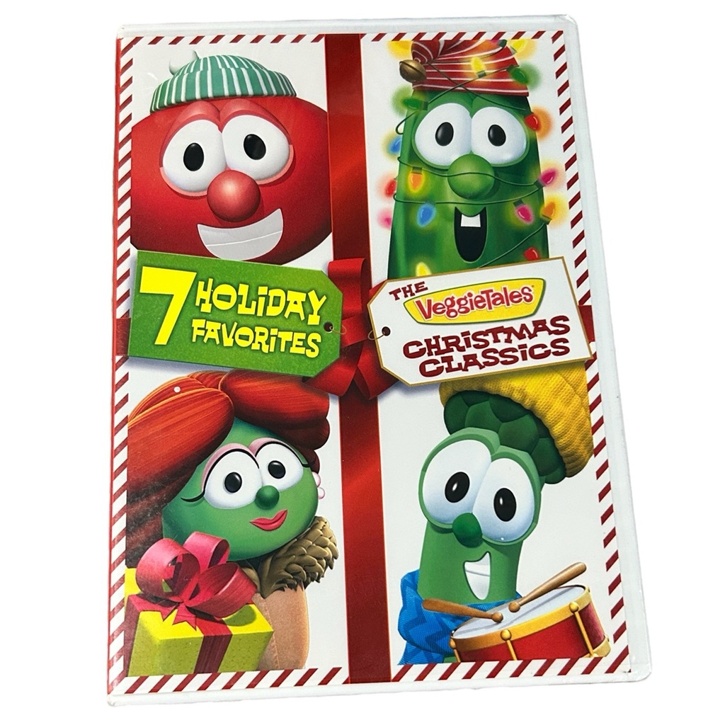 New The VeggieTales 7 Holiday Favorite Christmas Classic Animated Cartoon DVD Se